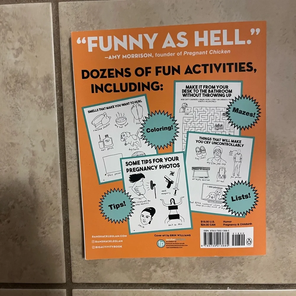 New The Big Fat Activity Book for Pregnant People Maternity Activity Book